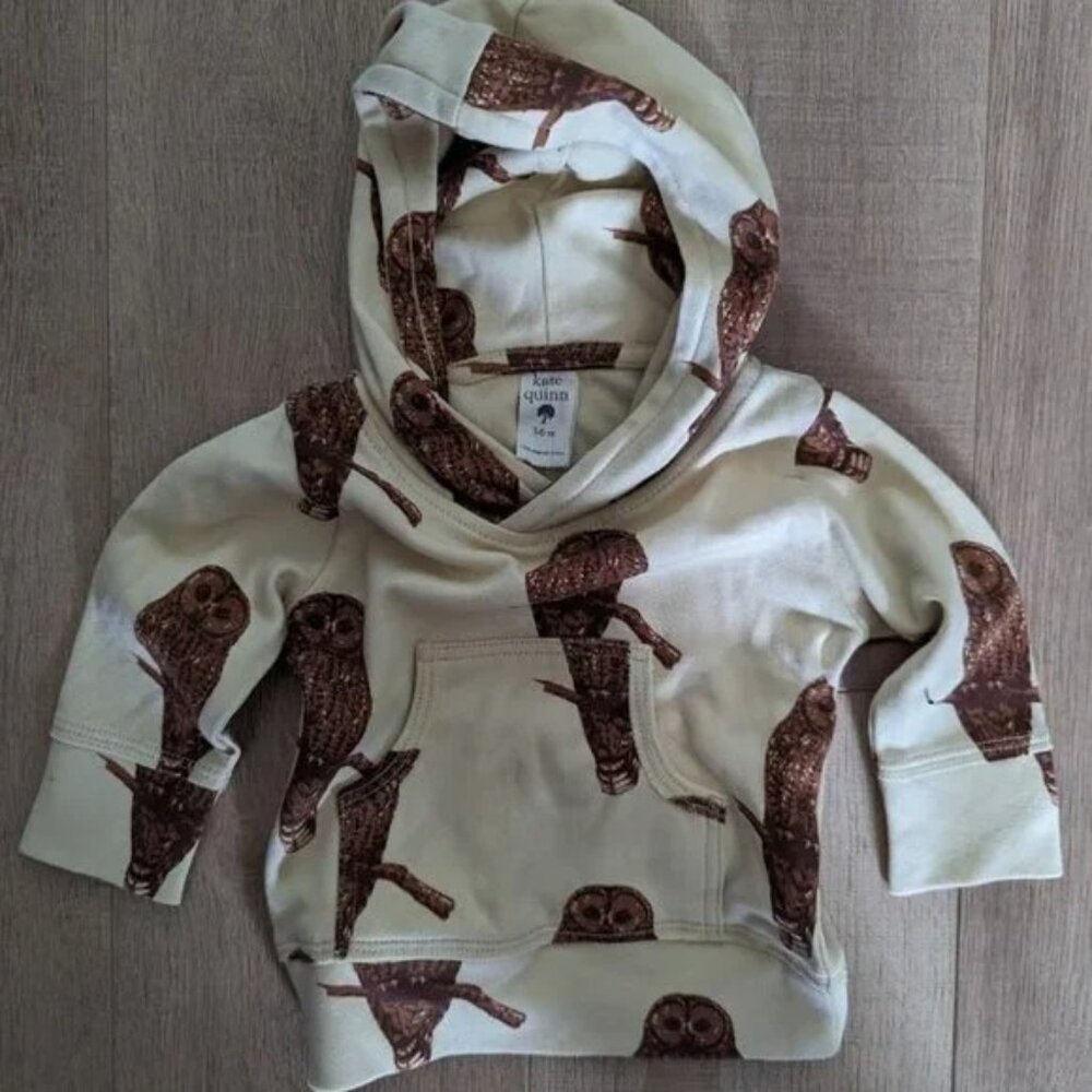 Kate Quinn Owl Kanga Hoodie